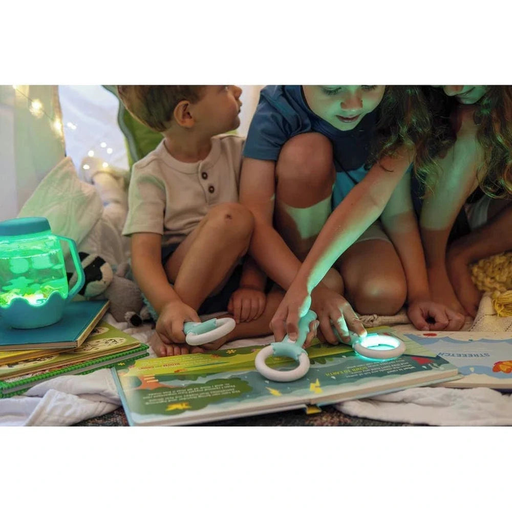 Livre lumineux interactif Glo Pals - Alex répond : Quel temps fait-il ?