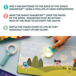 Livre lumineux interactif Glo Pals - Alex répond : Quel temps fait-il ?