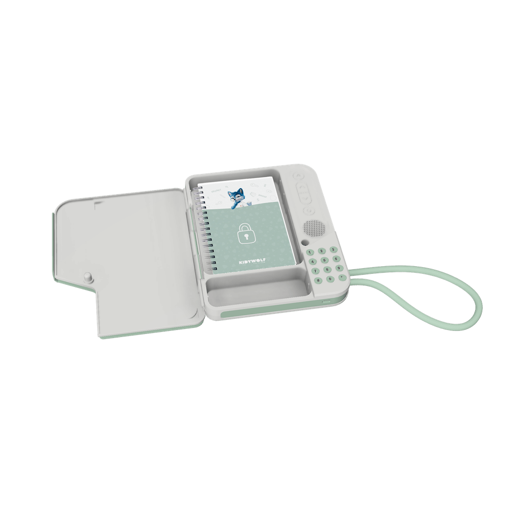Kidywolf Geheim Dagboek Met Pincode & Spraakrecorder- Kidytreasure - Groen