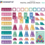 Connetix Magnetisch Tegels 104 Stuks - Pastel