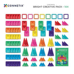 Connetix Magnetisch Tegels 104 Stuks - Bright