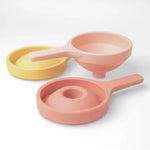 Inspire My Play Opvouwbare Trechters Voor Sensorisch Spel - Coral/Geel