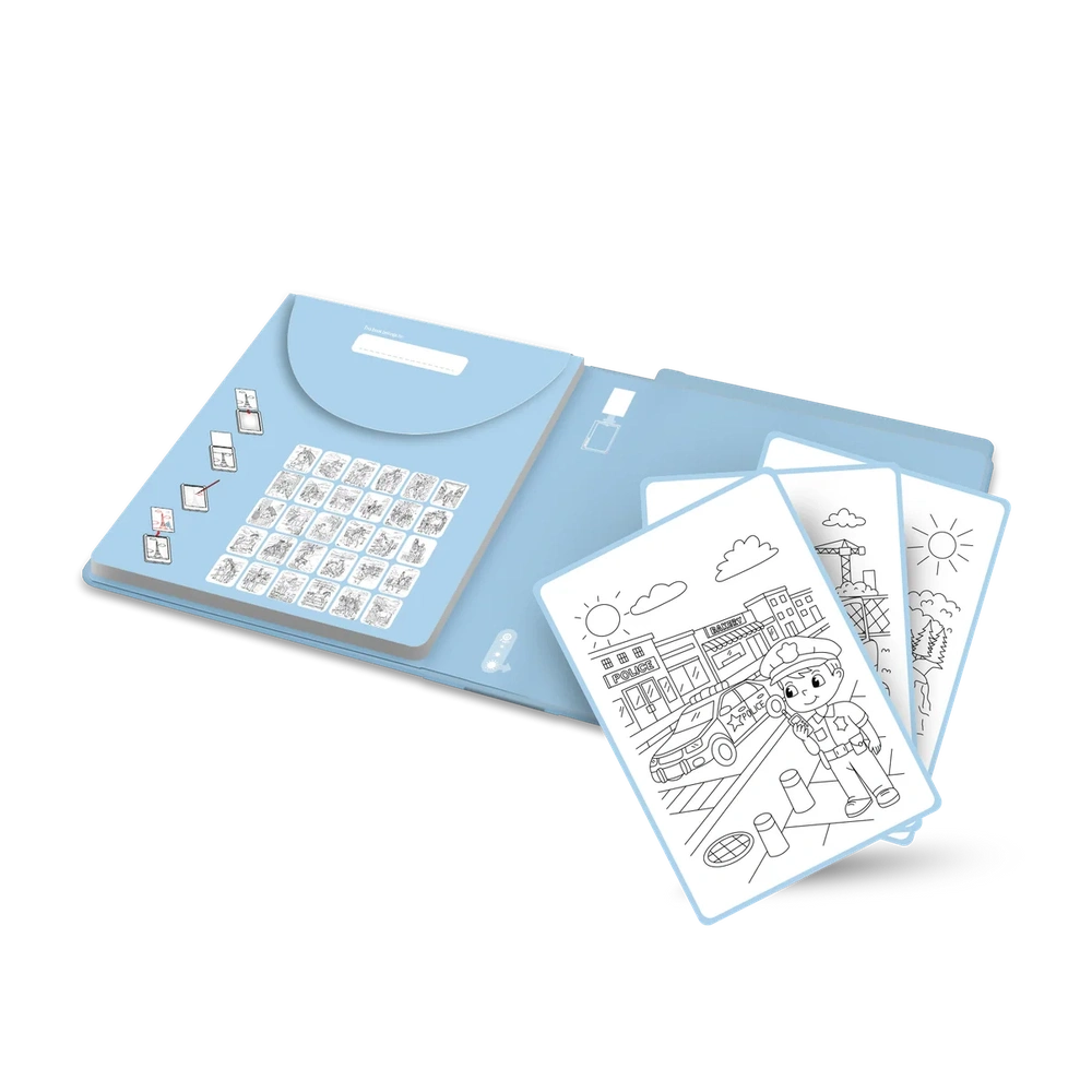 Kidywolf Refill KidydrawPad 30 Overtrektekeningen - Everyday Heroes