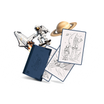 Kidywolf Refill KidydrawPad 30 Overtrektekeningen - Galaxy