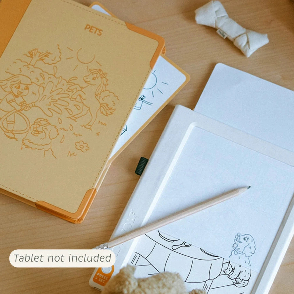 Kidywolf Refill KidydrawPad 30 Overtrektekeningen - Huisdieren