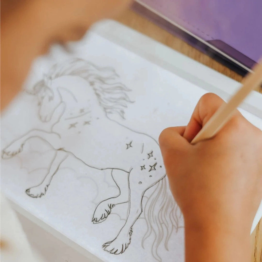 Kidywolf Refill KidydrawPad 30 Overtrektekeningen - Once Upon A Time
