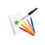 Kidywolf KidydrawPad Kit - Blowpen