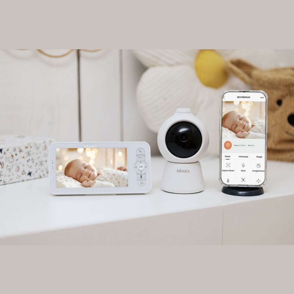 Béaba Zen Smart AI Babyfoon Met Camera - White