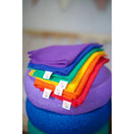 Pit&Play Katoenen Speeldoeken Set - Regenboog