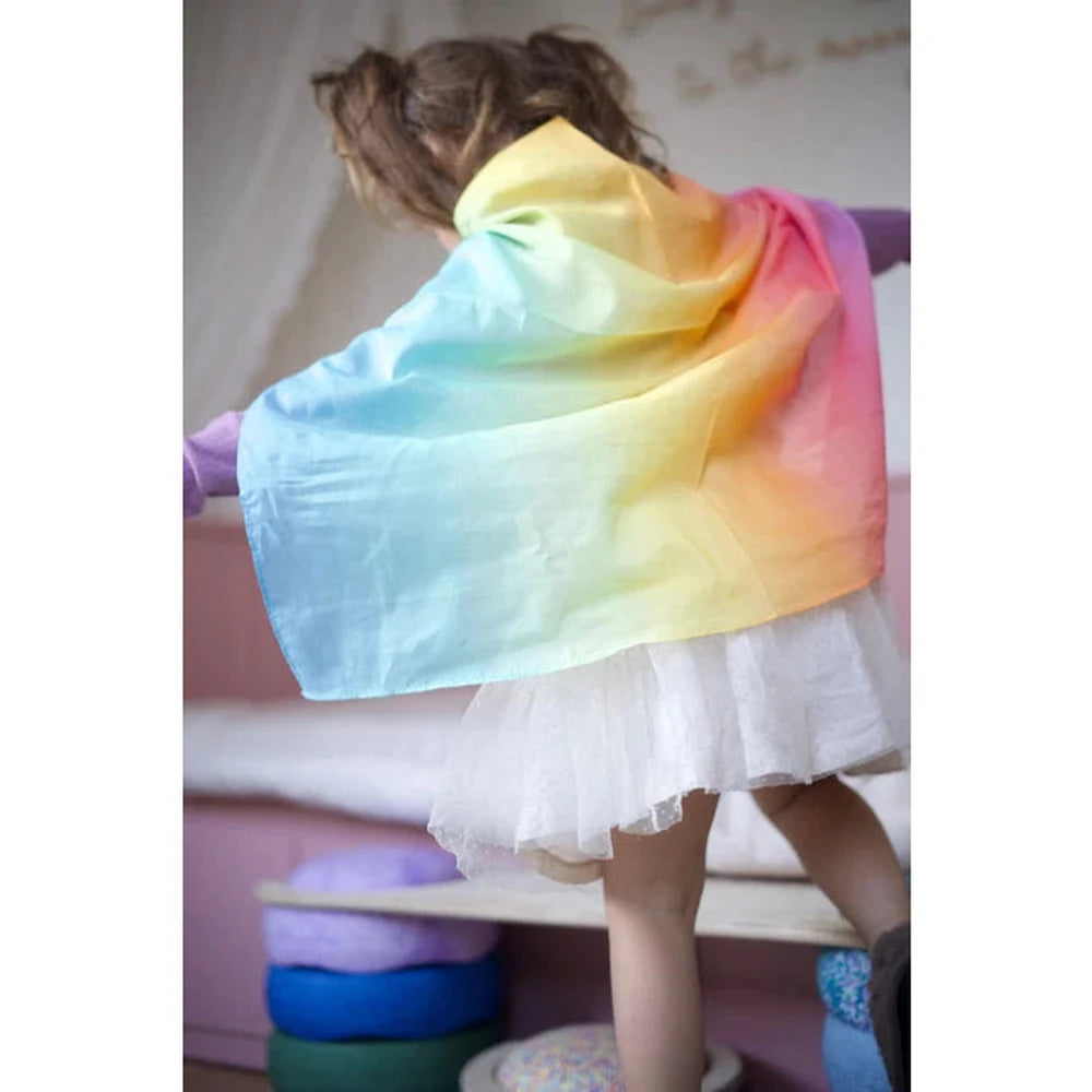 Pit&Play Katoenen Speeldoek 75x75cm Large - Regenboog