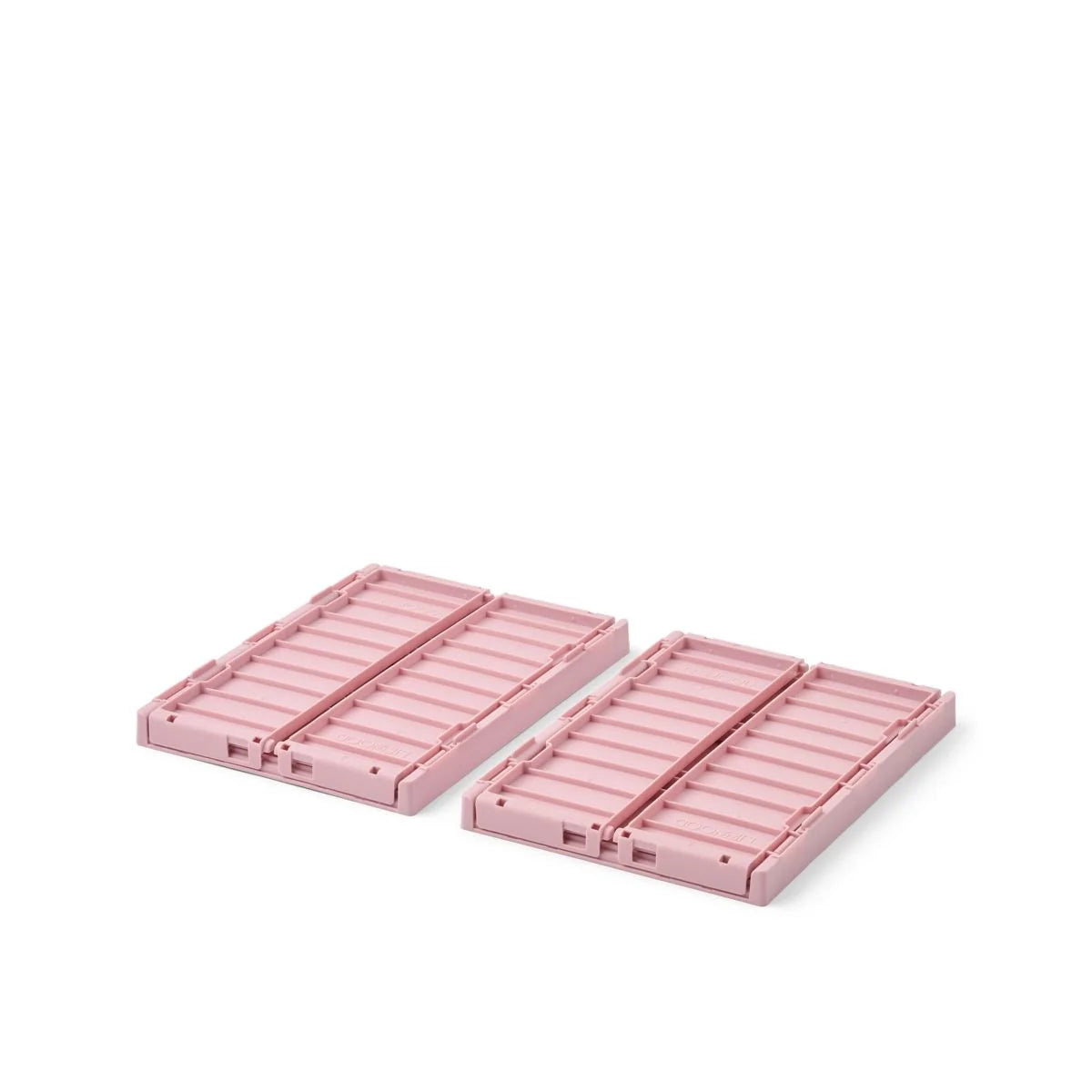 Liewood Weston Medium Plooiboxen 2 Stuks - Roze