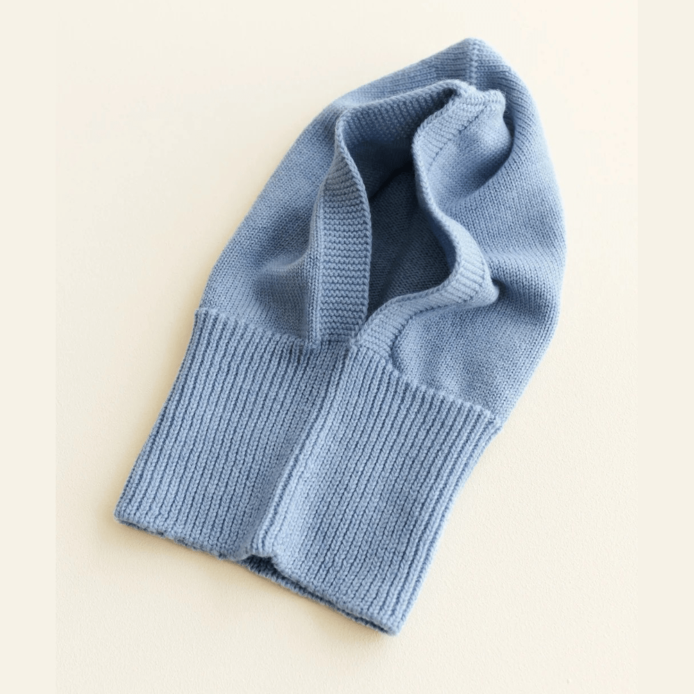 Hvid Balaclava - Light Blue