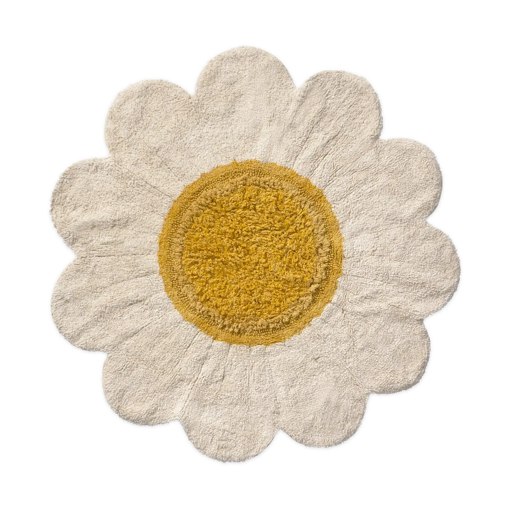 Lorena Canals Washable Rug - White Daisy