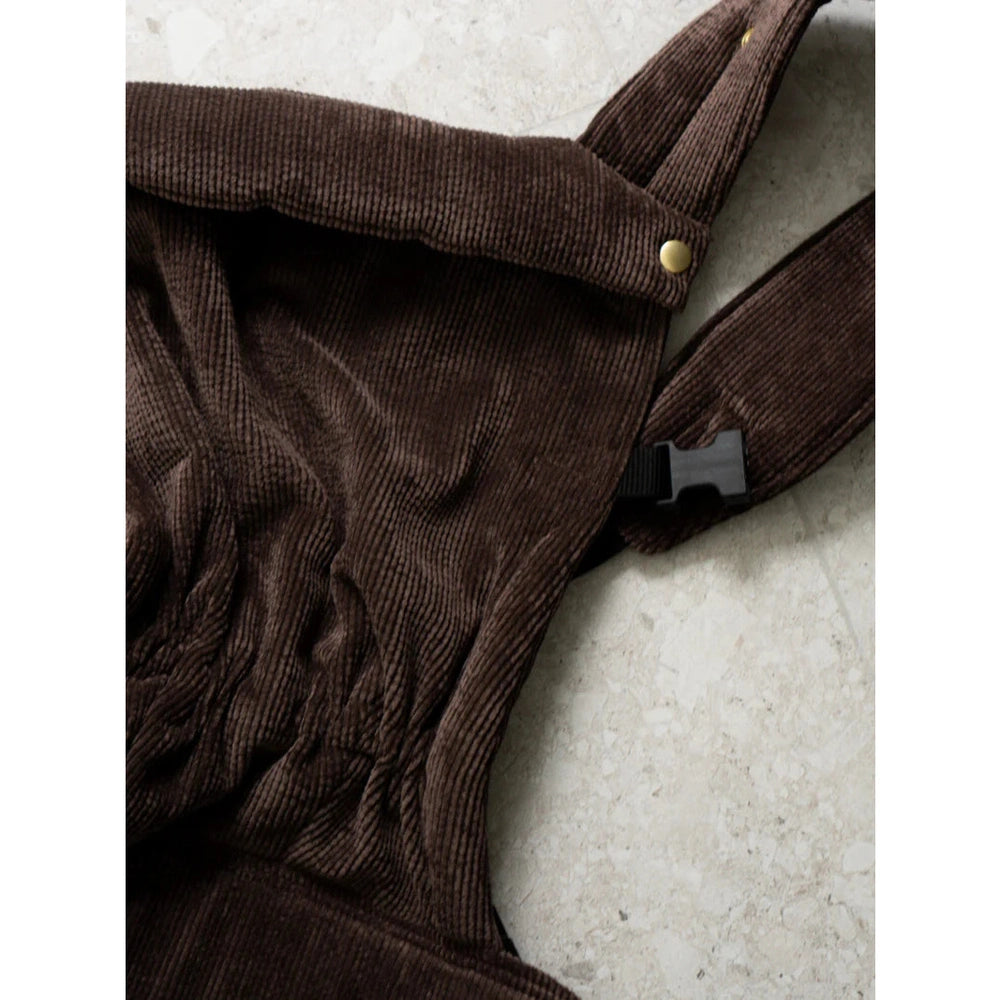 Tilia Monkose Porte-bébé - Heiwa Carrier - Velours côtelé Cocoa