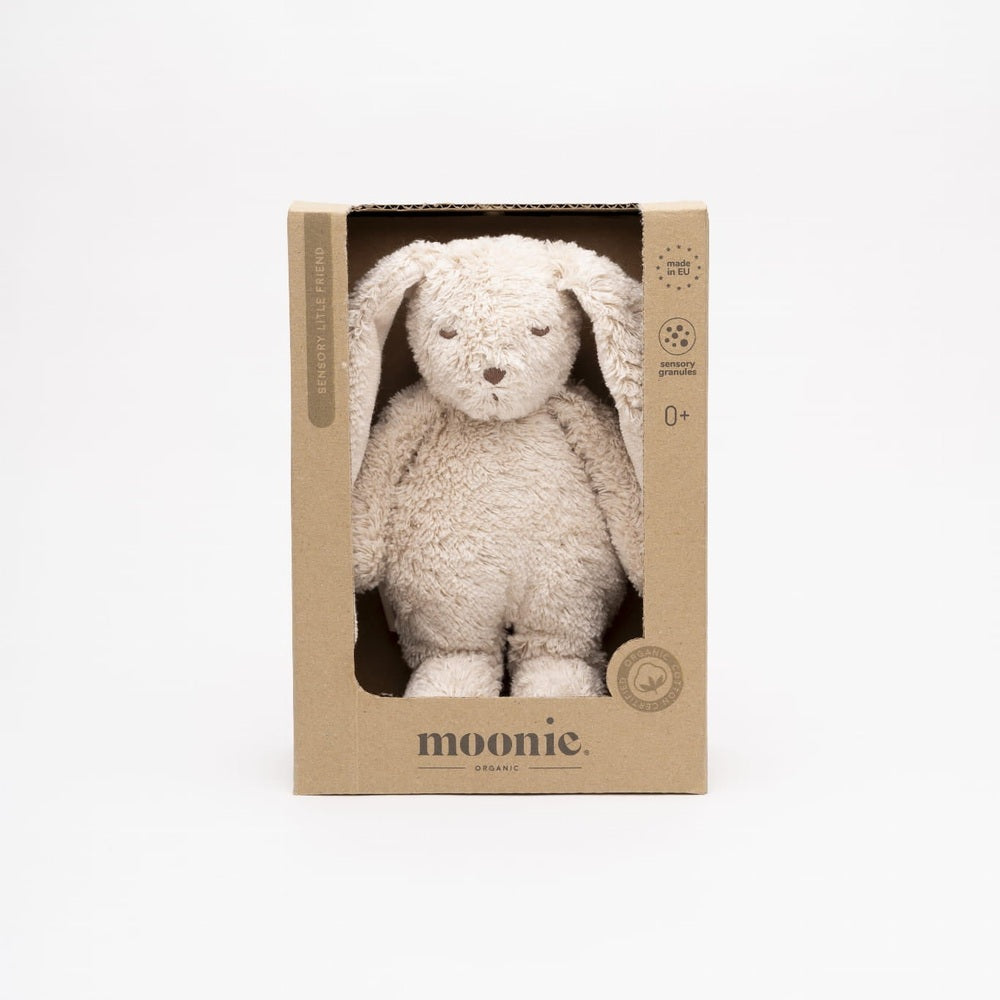 Moonie Sensorische Knuffel Little Bunny - Sand