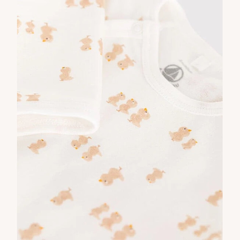 Petit Bateau | Fleece Babypyjama - Kuikentjes