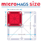 Magna-Tiles Micro Mags Set Deluxe | 70 Onderdelen