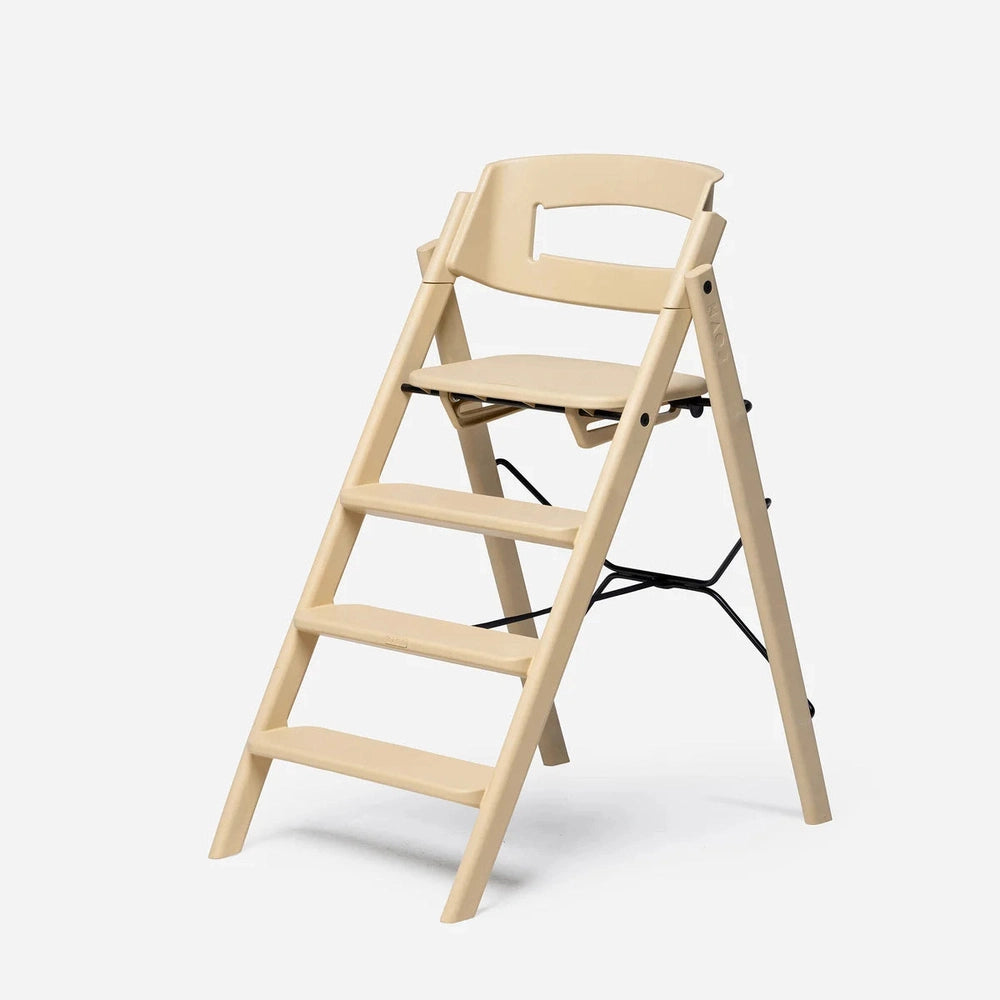 Kaos Klapp Chaise haute évolutive - Chaise enfant pliable et compacte - Plastique recyclé - Sable du désert