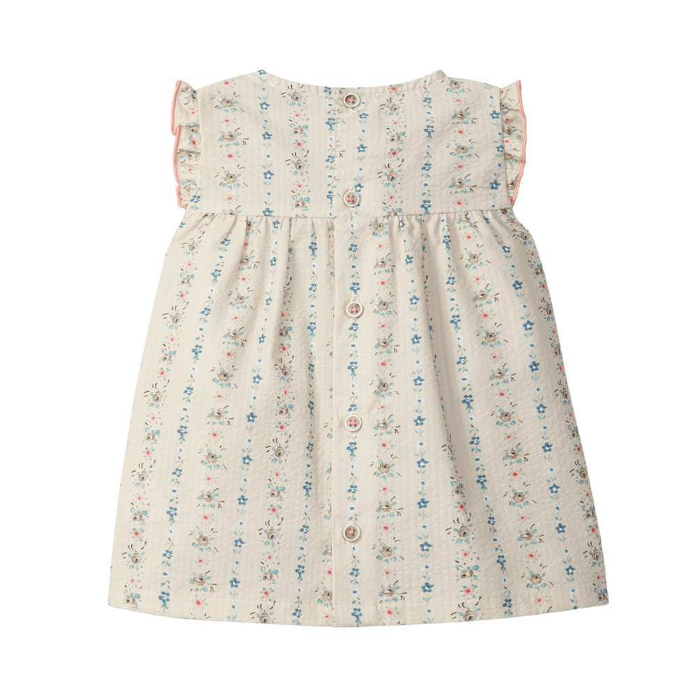 Laranjinha Katoenen Jurk Voor Baby's - Sand