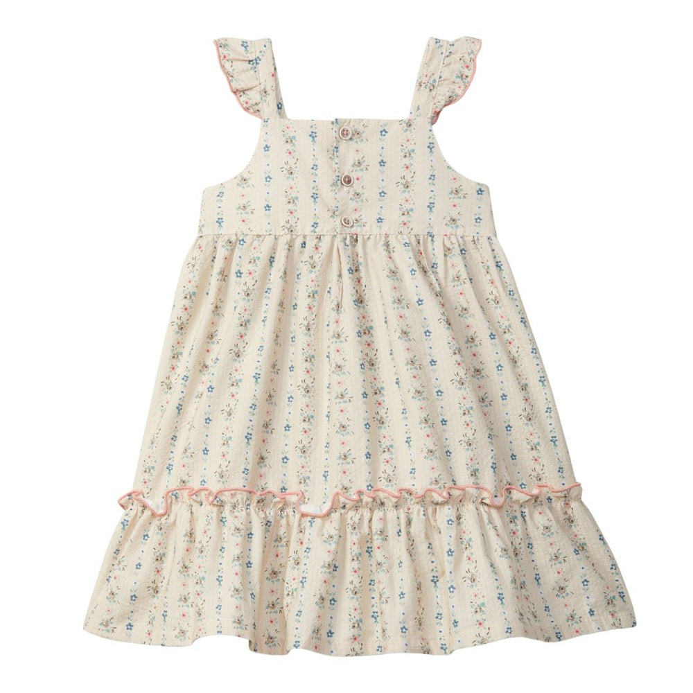 Laranjinha Katoenen Jurk Voor Kinderen - Sand