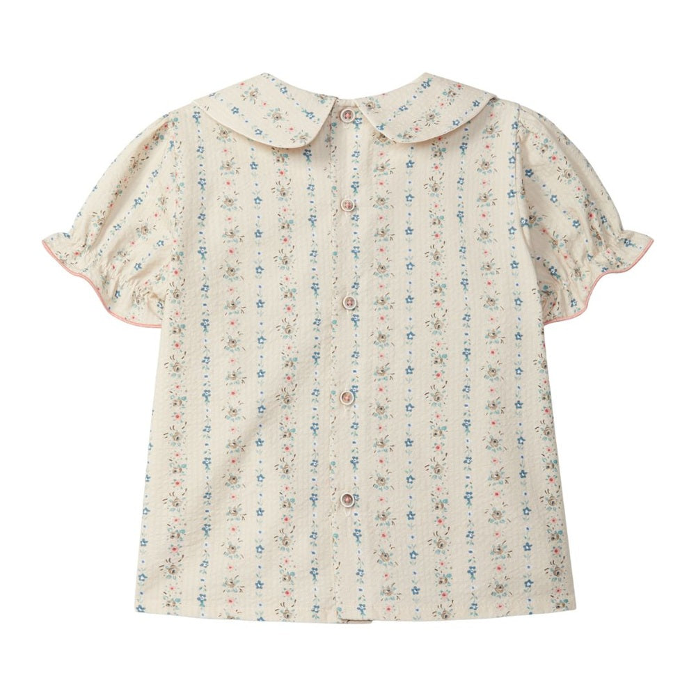 Laranjinha Blouse en coton pour enfants - sable