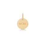 Lisberg Jewellery Ketting Hangertje - MOM Verguld Zilver