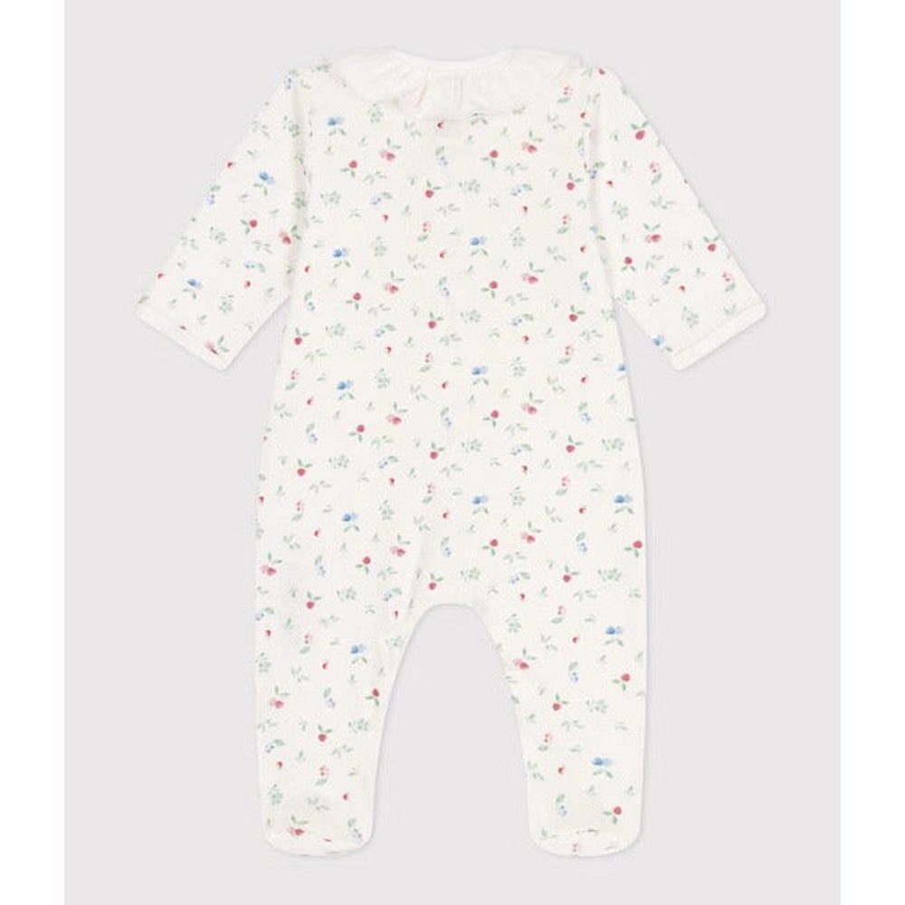 Petit Bateau Katoenen Babypyjama Met Bloemenprint