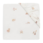 Jollein - Hoeslaken Jersey 60x120cm - Animal Friends