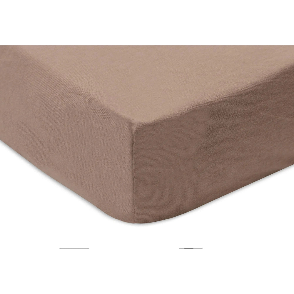 Jollein Hoeslaken Jersey 75x95Cm - Milky Coffee