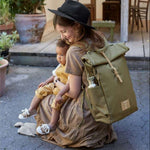 Lässig Rolltop Rugzak Luiertas - Olive