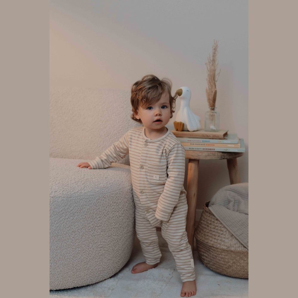 Little Dutch Eendelige Pyjama - Natural Stripes