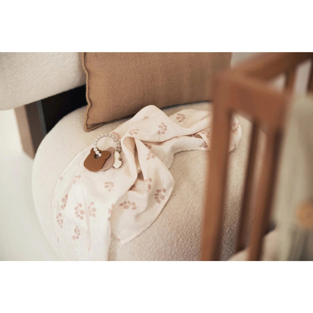 Jollein Lange en mousseline Small 70x70cm 3 pièces - Rose sauvage