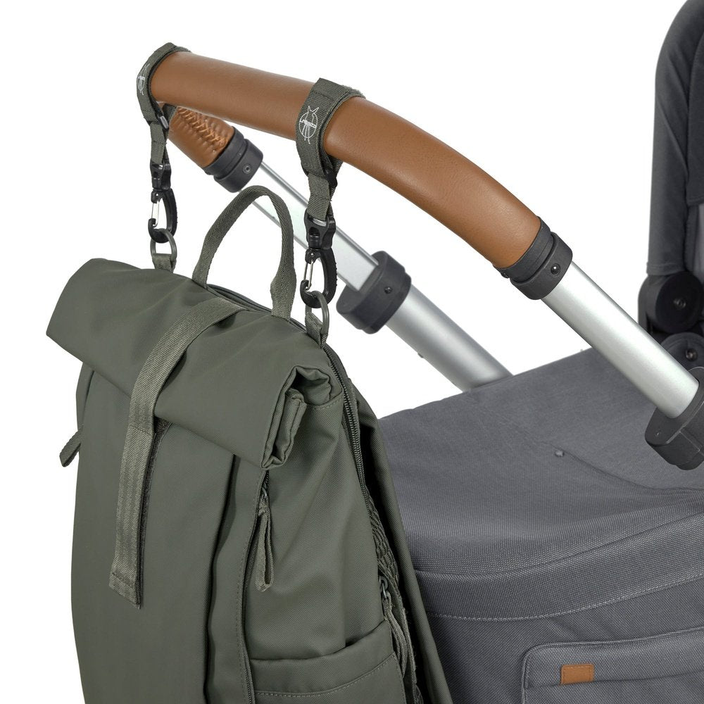 Lässig Rolltop-Up Rugzak Luiertas - Olive