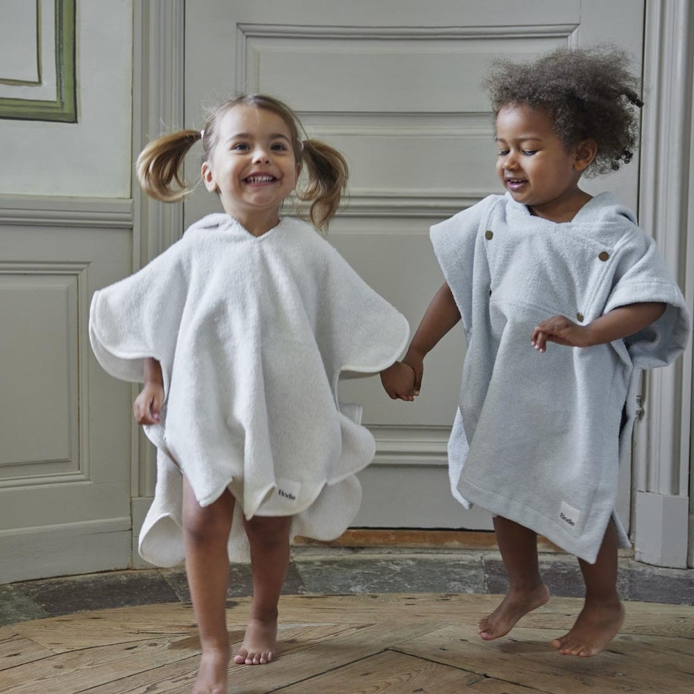 Elodie Details Cape de bain bébé - Vanilla White - taille unique - Elodie Details