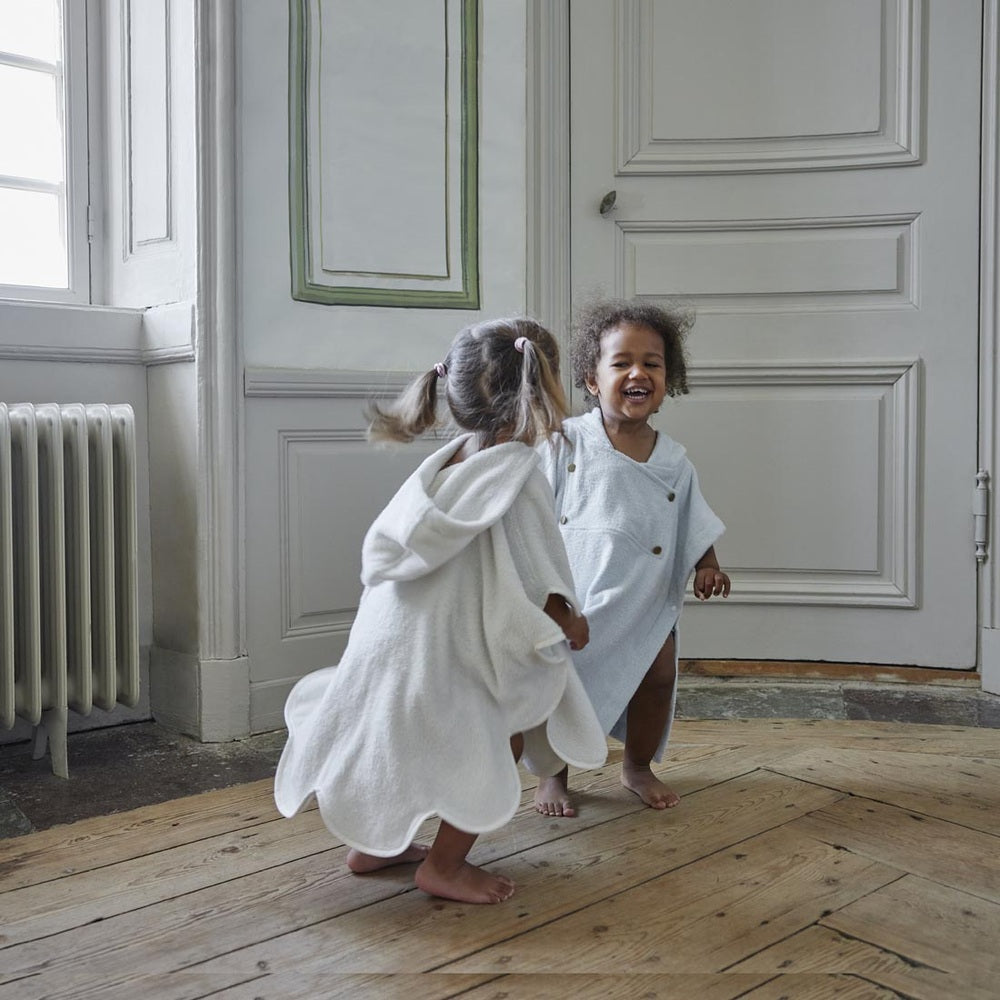 Elodie Details Baby Badcape - Vanilla White - one size - Elodie Details