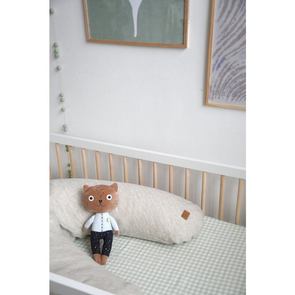 Béaba Big Flopsy Coussin de grossesse et d’allaitement – 100% lin