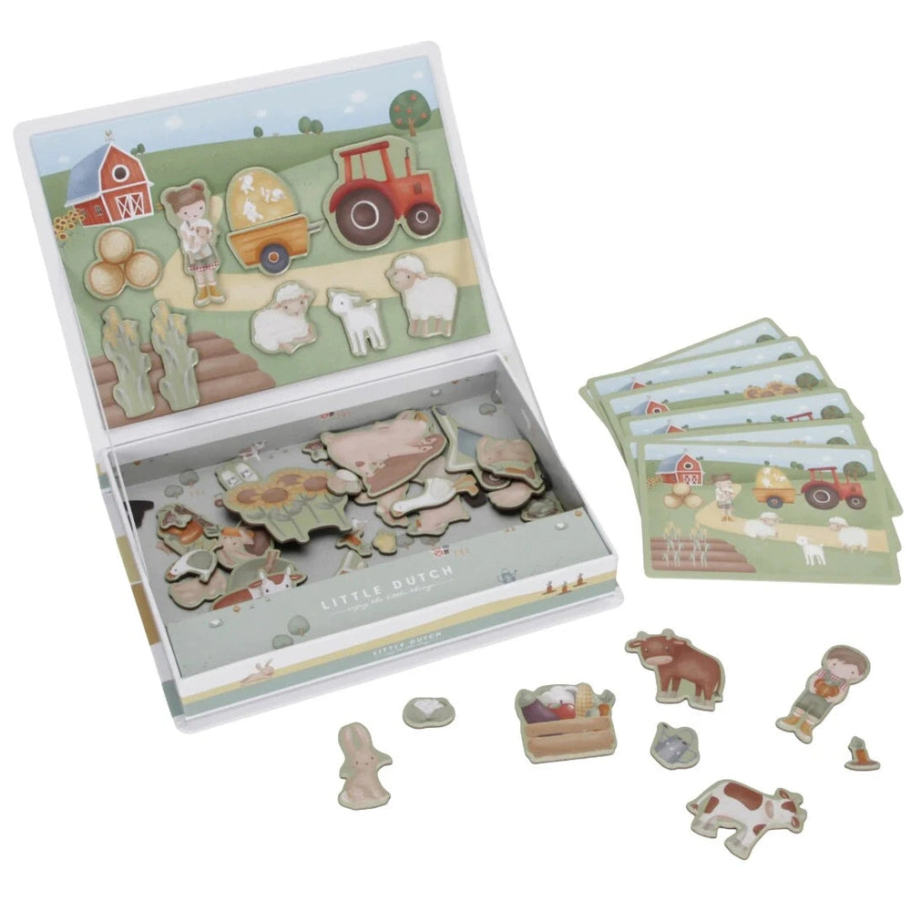Little Dutch Tableau de jeu magnétique - Little Farm