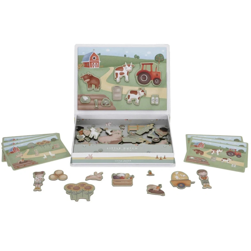 Little Dutch Tableau de jeu magnétique - Little Farm