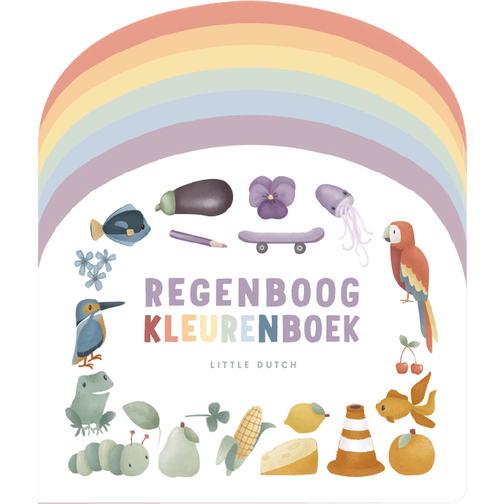 Little Dutch Kinderboek - Kleurenboek Regenboog