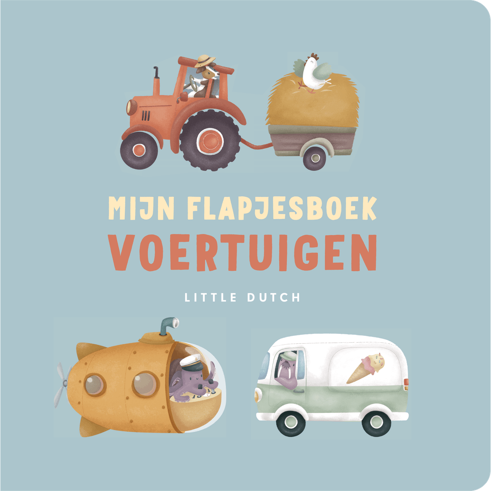 Little Dutch Kinderboek Mijn Flapjesboek - Voertuigen