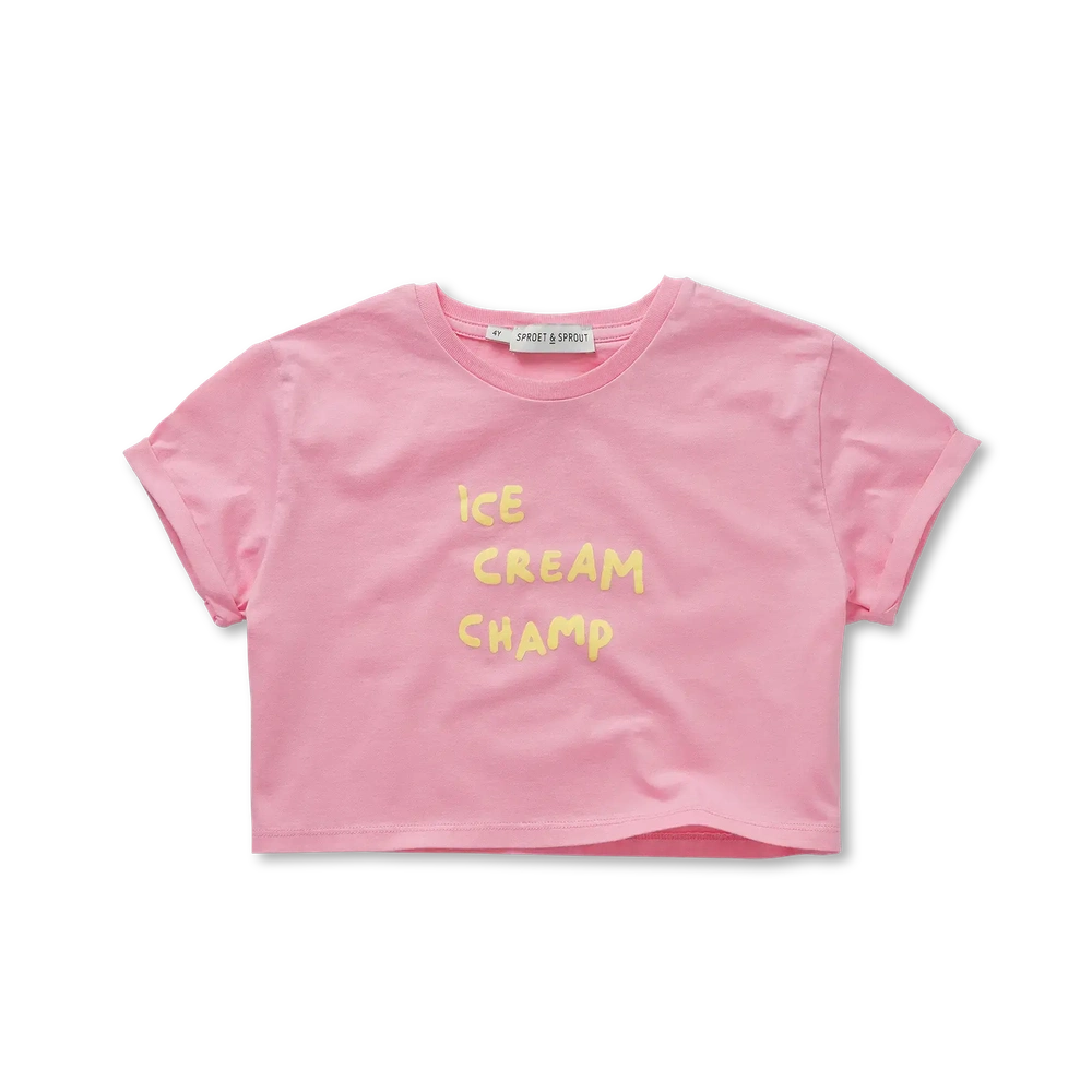 T-shirt boxy Sproet et Sprout Ice Cream Champ