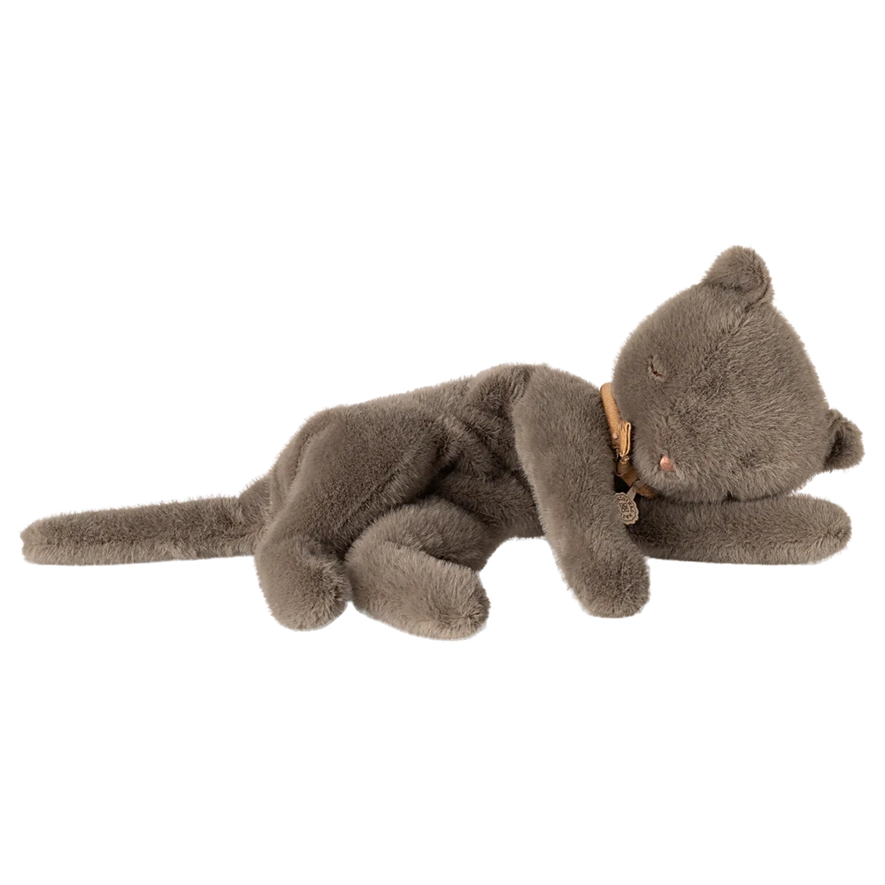 Maileg Slapende Kitten Knuffel - Grijs