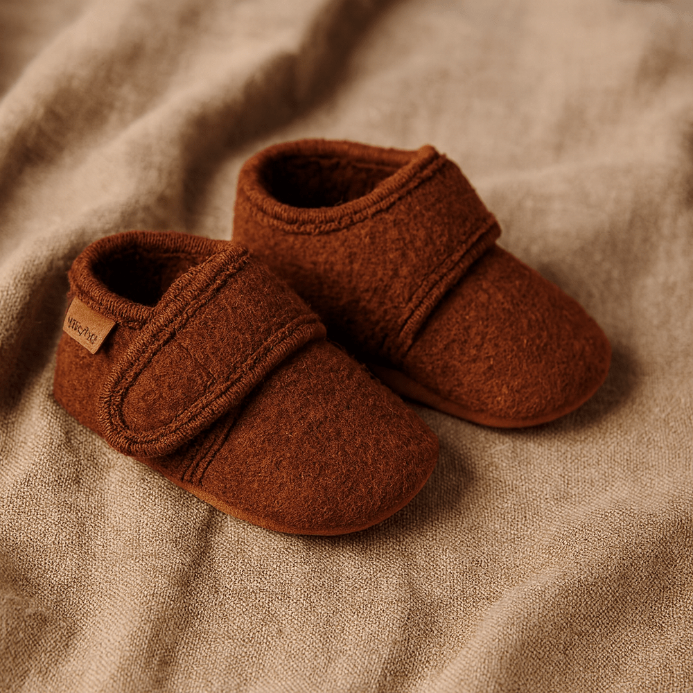 En Fant Wollen Babyslofjes / Kinderslofjes - Emperador