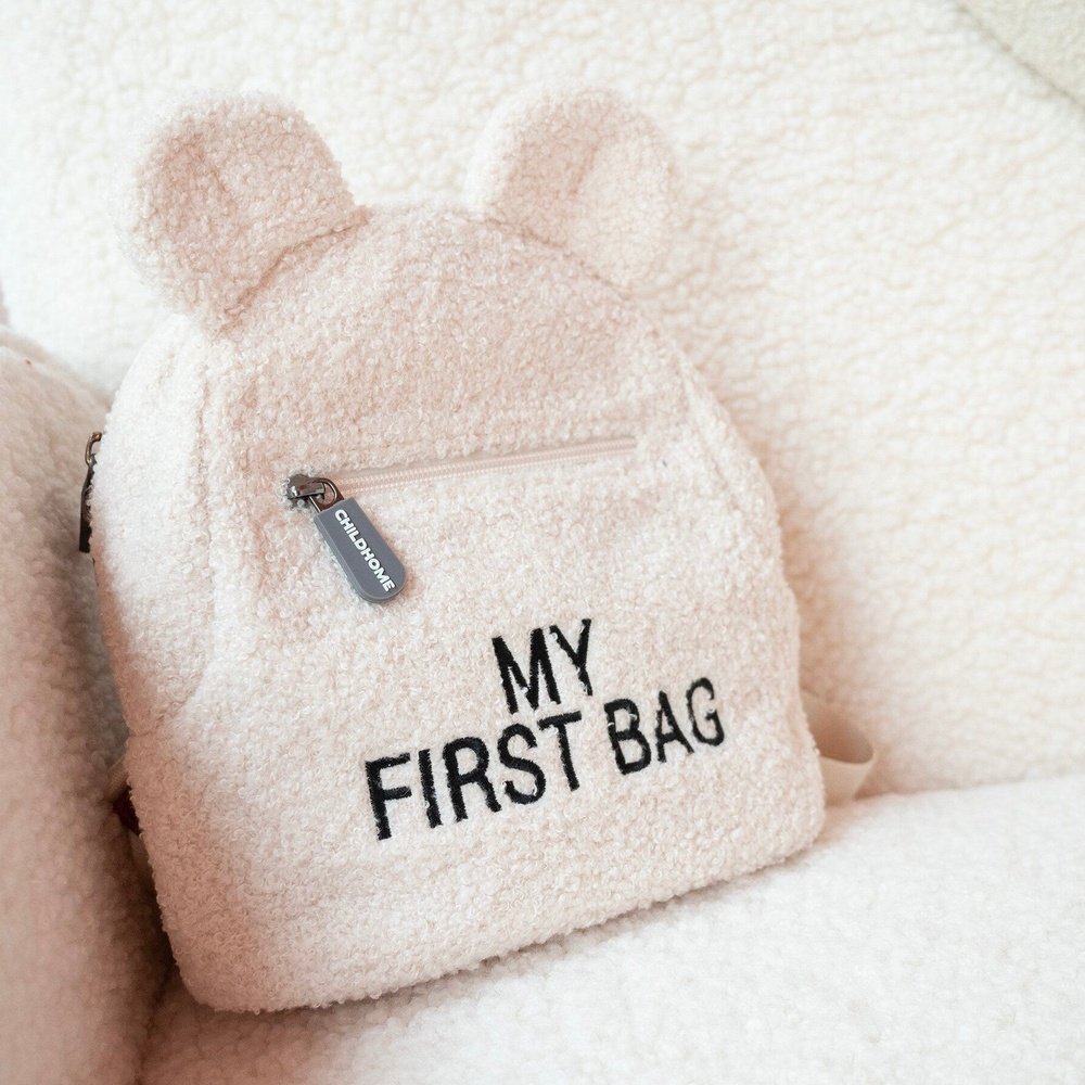 My First Bag Sac à dos enfant - Teddy blanc cassé