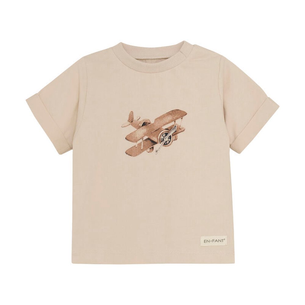 Enfant T-shirt Met Vliegtuig