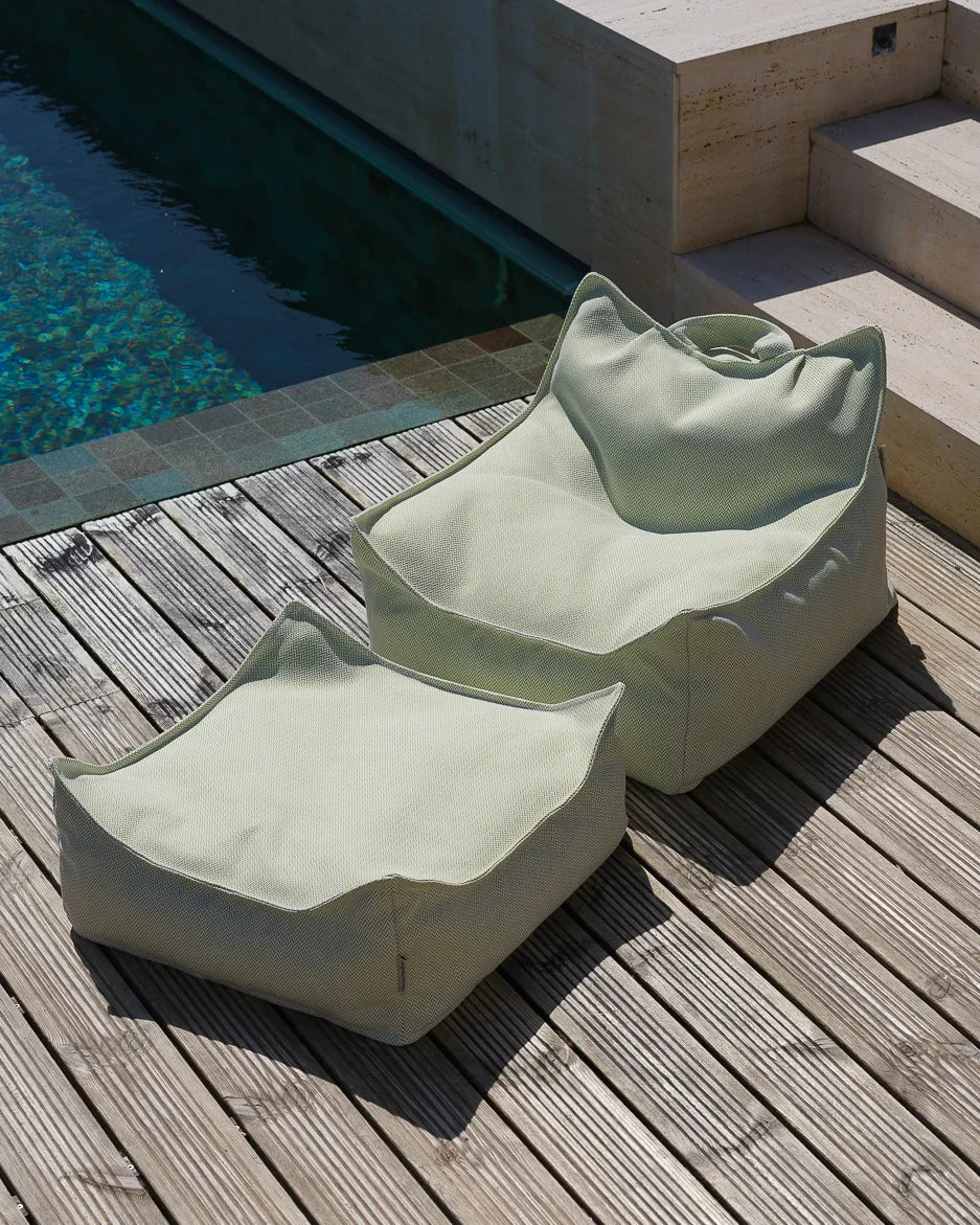 Wigiwama Vierkante Poef - Outdoor Square Ottoman - Herba