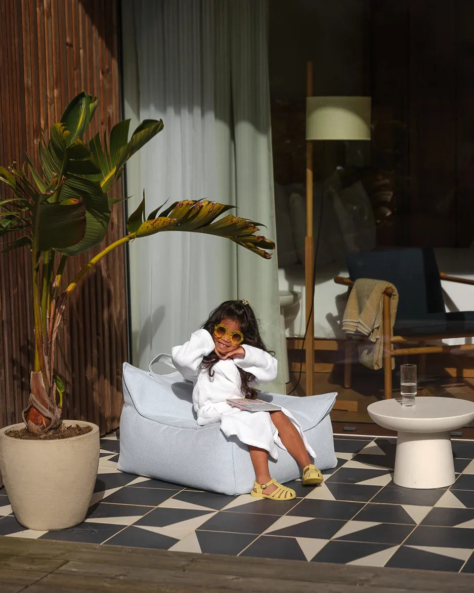 Wigiwama Zitzak Voor Buiten - Outdoor Beanbag Chair - Azure