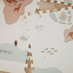 Play&Go Speeltapijt Puzzel - Eevaa 2In1 Puzzelmat/Opbergbox - Worldmap Colour Design