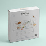 Play&Go Speeltapijt Puzzel - Eevaa 2In1 Puzzelmat/Opbergbox - Worldmap Colour Design