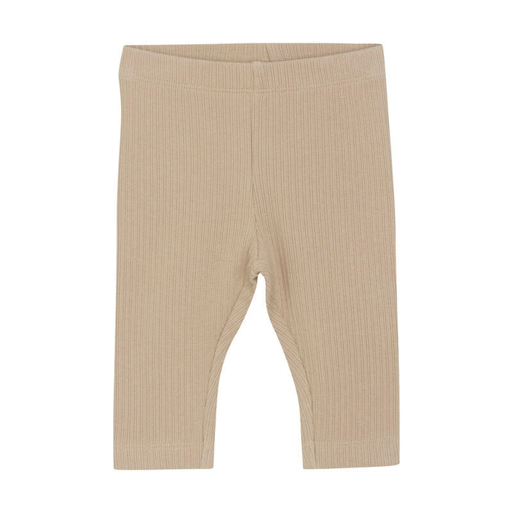 Huttelihut Legging Ribstof - Light Taupe